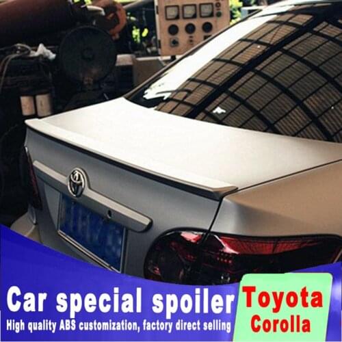 For toyota corolla spoiler 2000 2001 2002 2003 2004 2005 2006 2007 spoiler by high quality ABS material by DIY color