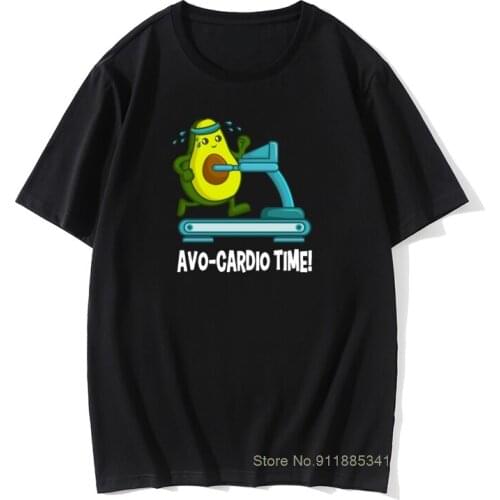Avocado Fitness Funny Tshirt Deadlift Avocado 2020 New Listing Retro New Tops T Shirt Cartoon Graphic Tshirt Mens