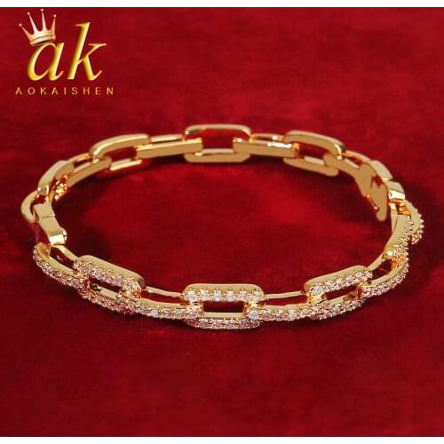 Link Bracelets for Women Hip Hop Rock Street Jewelry