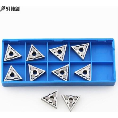 10PCS TNMG160402 TNMG160404 TNMG160408 HA External Turning Tool Aluminum Inserts Cutting CNC Lathe