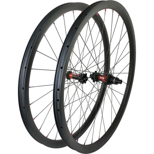 29er Ultralight 1280g MTB XC 30mm tubeless disc BOOST carbon mountain bike wheels 30×30mm 28H 110mm 148mm DT240S EXP 36T XD XX1
