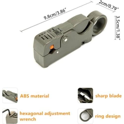 Automatic Stripping Plier Cable Stripper Tools Double Blades Stripped Wire