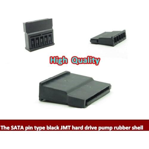 Free shipping+wholesale 500pcs/lot The SATA 5pin type black hard rubber shell pump