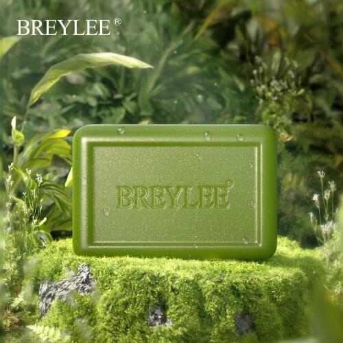 BREYLEE Tea Tree Acne-clearing Soap Acne Treatment Oil Control Deep Cleansing Facial Body Dry Skin Moisturizing Bath Care 80g