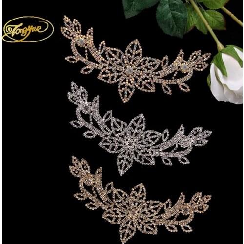 Diamonds Hand Lace Rhinestones Decals Set In The Diamond Wedding Dress Luggage Accessories Jewelry