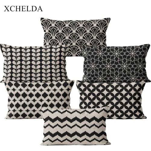 Fur Linen Cushion Cover Vintage Scandinavian Designer ikat Pillowcase Red 30*50 for Sofa Bedroom Throw Pillow Case