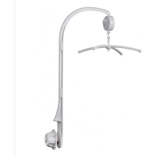 Baby toys Music Box Hanging bell White Rattles Bracket Set Baby Crib Mobile Bed Bell Toy Holder Arm Bracket Wind-up