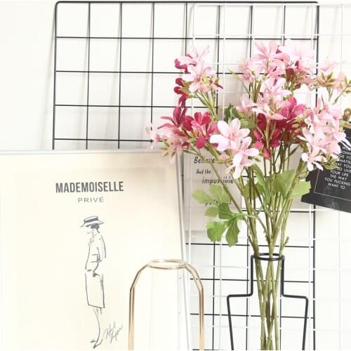 Freesia Dancing-lady Orchid Imitation Flowers Manufacturers Home Decoration Wedding Boquet Holder Artificial Flower