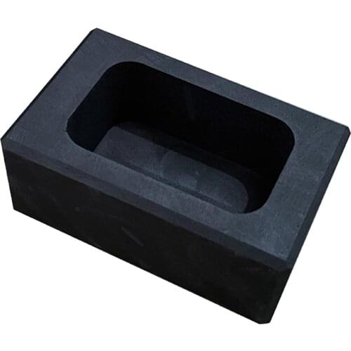 Graphite Ingot Mold Crucible for Melting Refining DIY Precious Jewelry Brass Copper Zinc 20ML