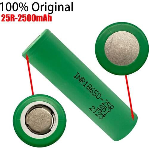 KEPAH original New Brand 18650 2500mAh Rechargeable battery 3.6V INR18650 25R M 20A discharge hot