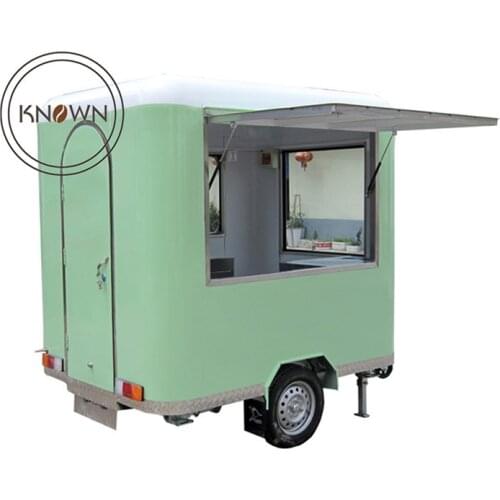 Commercial outdoor cheaper price with high quality mini mobile fast food cart food trailer with shipping by sea for sale