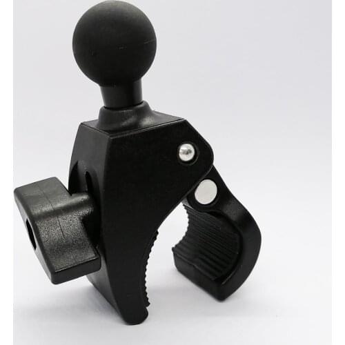 Motorcycle Handlebar Rail Mount with 1 Inch Ball