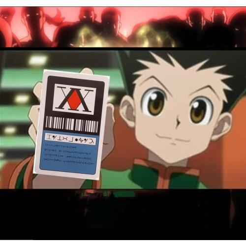 Hunter X Hunter Licence Card Killua Zoldyck Anime Hisoka Kurapika Credit Debt Cards Sticker Collection Costume Props Japan Anime