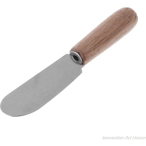 Mini Sandwich Spreader Butter Cheese Slicer Knife Stainless Steel Spatula Kitchen Tool With Wooden Handle D30 20 Dropshipping