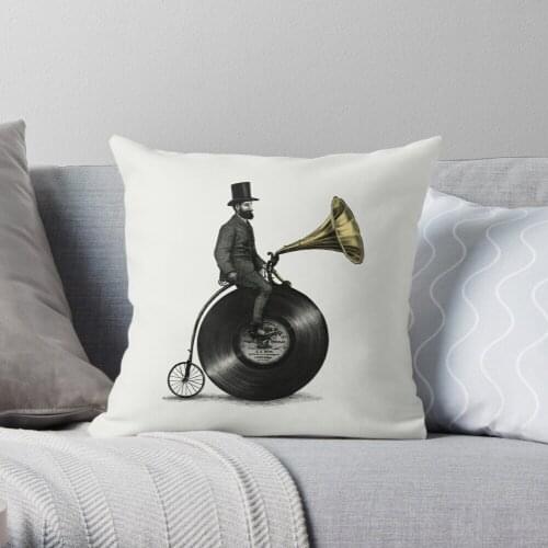 Music Man Throw Pillow Cushion Cover Polyester throw pillows case on sofa home living room car seat decor 45x45cm