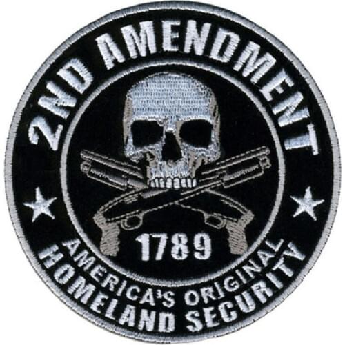 3D Embroidery Armband U.S.A Homeland Security Embroidered Patch Black And White Skull Patches Fall Out Boy Embroidery Armband