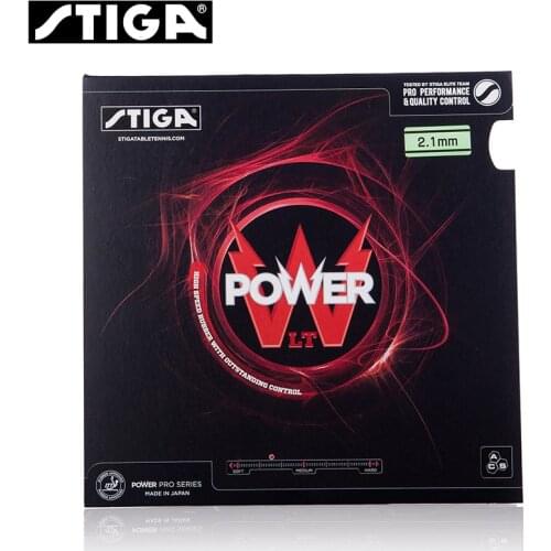 Genuine stiga POWER LT Table Tennis PingPong Rubber With high elastic Sponge Pimples In black and red