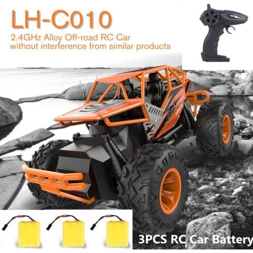 New 2.4GHz Off-road Rock Climbing Crawler Vehicle LH-C010 Alloy Remote Control RC Racing Car Toys Car for Children Kid Best Gift