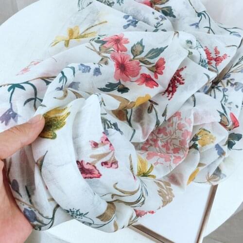 New Women Spain Luxury Viscose Shawl Fashion Polka Floral Tassel Scarf Wrap Pashmina Snood Bufandas Muslim Hijab Caps 180*90cm