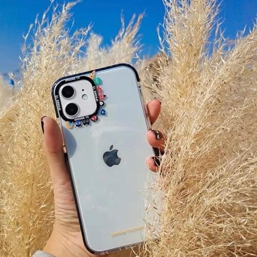 New 2021 Mobile Phone Case For Iphone12promax High-end Airbag Transparent Soft Silicone Pro