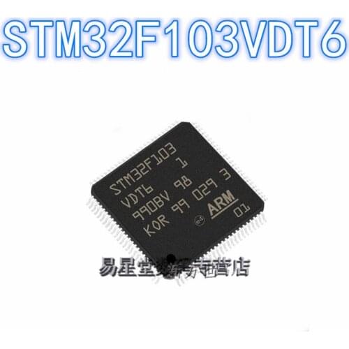 1PCS 100% new original authentic STM32F103VDT6 QFP-100 32F103VDT6 QFP100 32-bit microcontroller chip