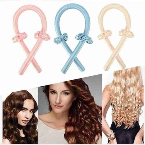 Hot Sale Heatless Curling Rod Headband No Heat Curls Ribbon Hair Roller Sleeping Soft Headband Hair Curler DIY Hair Styling Tool