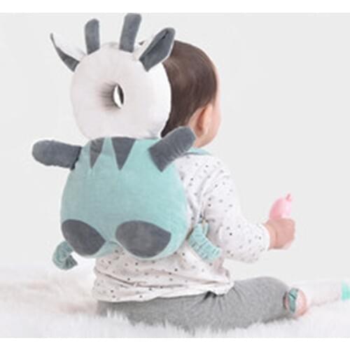 Baby Head Back Protector Pillow Infant Safety Anti-fall Pad Toddler Children Cartoon Security Cushion For Learning Walk Sit