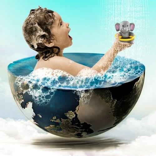 Portable Cute Cartoon Baby Bathing Accurate Display Thermometer Swimming Pool Cartoon Animal Modeling Floating Accessories