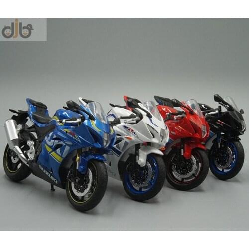 1:12 Diecast Motorcycle Model Toy F-Suzuki GSX-R1000 Sport Bike For Collection