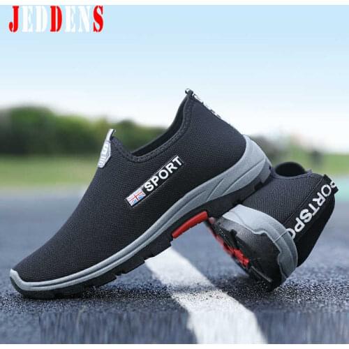 Light Low Top Men Shoes Man Slip on Breathable Loafers Big Size Mesh Fashion Walking Male Shoe Non-Leather Casual Shoes Mens 7y