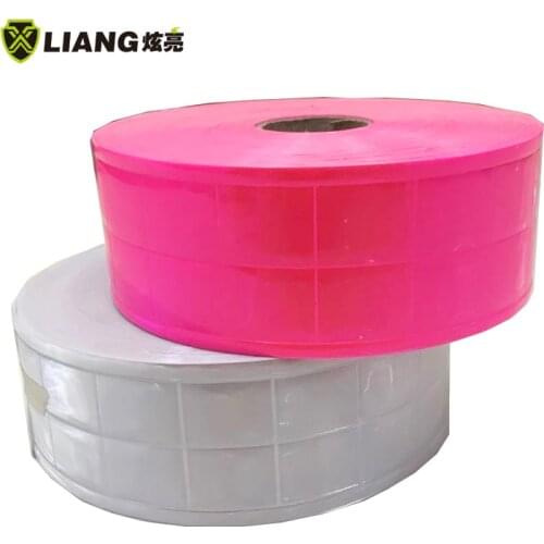 PVC reflective film lattice reflective strips reflective decorative pattern reflective accessories 5CM clothing accessories