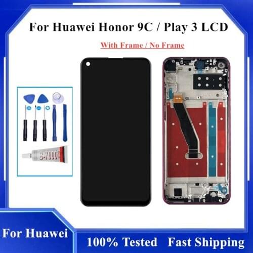 For Huawei Honor 9C AKA-L29 LCD Display Touch Screen Digitizer Assesmbly Replacement For Huawei Play 3 LCD ASK-AL00X Screen