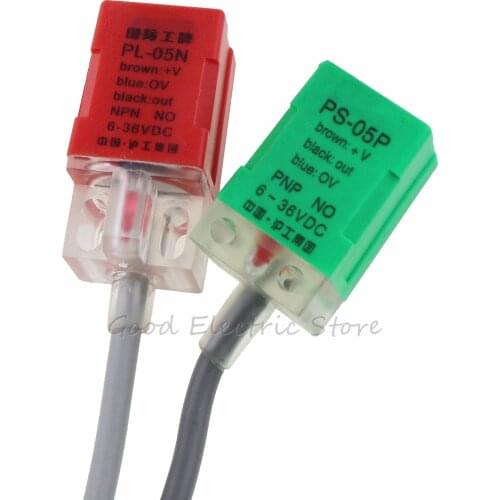 1pcs PL-05N PL-05P PS-05N PS-05P 5mm NPN out DC10-30V Normal Open Proximity Sensor Switches