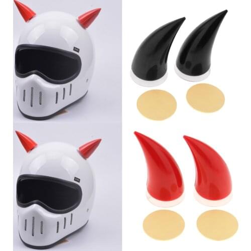 4x Car Motorcycle Biker Cool Decoration Helmet Horn Suction for Harley