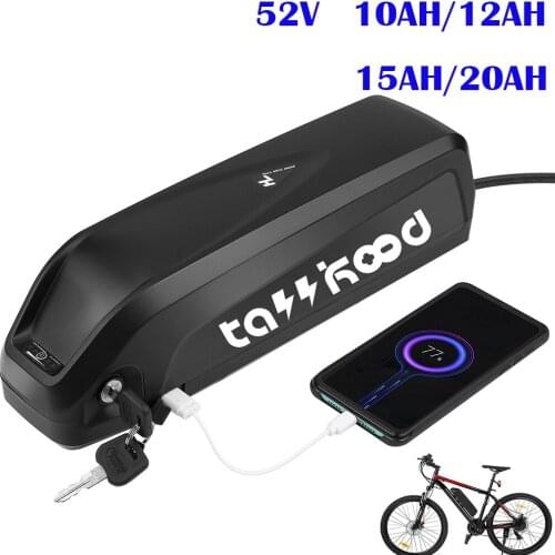 New Hailong 48 Volts E-bike Battery 52V 15AH Lithium ion Battery Pack fit 48v bafang 1000w 750w motor electric bicycle batteri