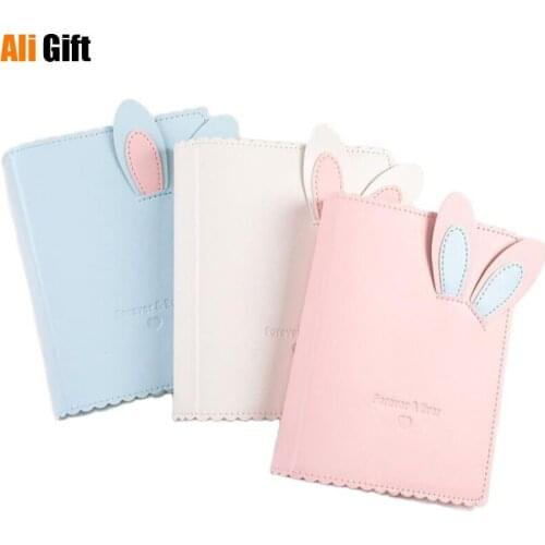 3 Inch Photo Album 64 Pocket Rabbit Ears Instant Picture Case Mini Instax & Name Card Album Star Photo Collect Photocard Holder