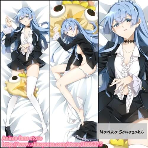 Anime Kiznaiver Noriko Sonozaki Japanese Pillowcase Pillow Cover Case Home decorative Hugging Body Bedding