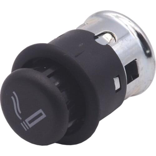 Car Cigarette Lighter 1J0919307 Socket Plug Replacement 12V Replacement Push Button for AUDI SKODA VW Golf Passat
