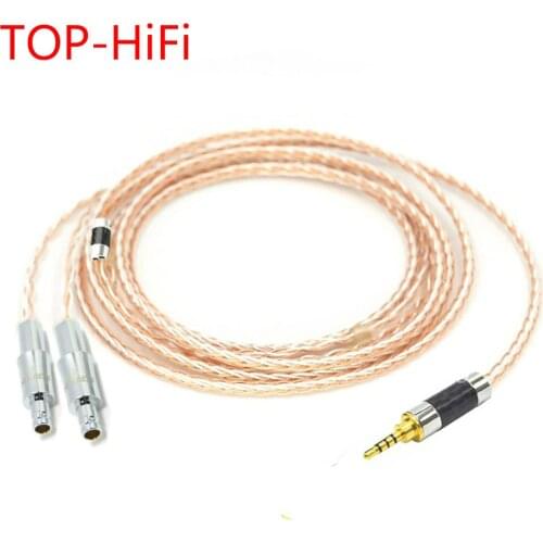 TOP-HiFi Carbon Fiber Custom Balanced 8 Cores Headphone Upgrade Cable Cable For Hd800 Hd800s Hd820 Headphones