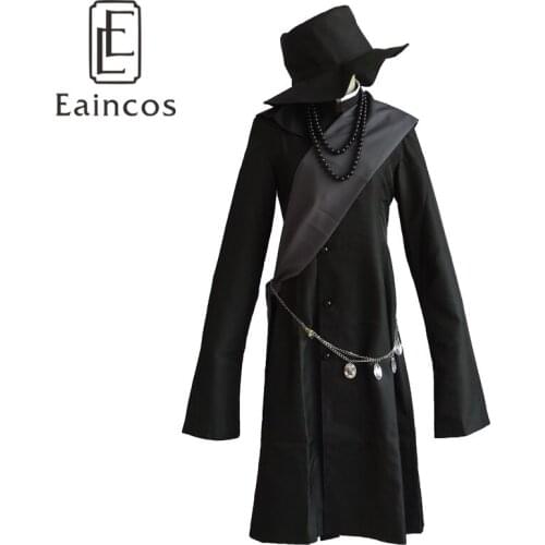 Anime Black Butler Kuroshitsuji Undertaker Cosplay Halloween Party Costume Full Set Custom Size