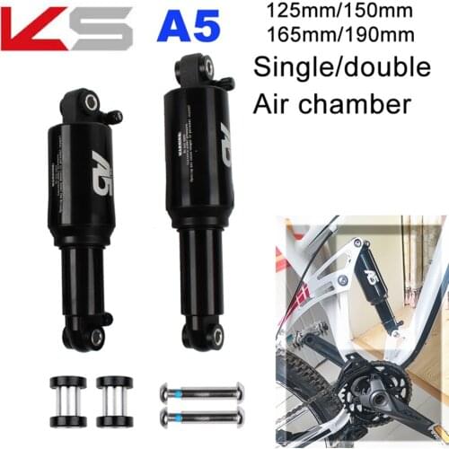KS A5 bicycle double single air 125mm / 150mm / 165mm / 190mm / rear cylinder shock absorber bicycle parts