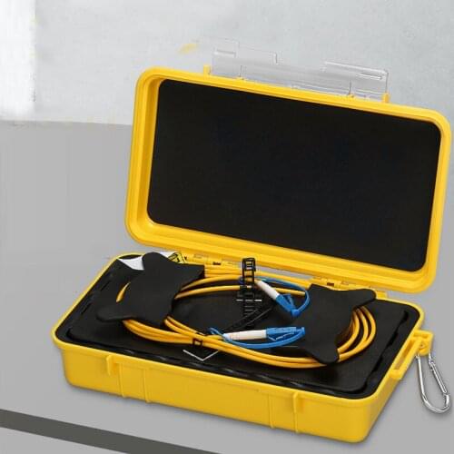 LC UPC Single Mode 9/125um 1310/1550nm 500M OTDR Launch Cable Box, Fiber Ring otdr launch cable