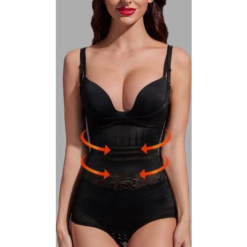 Women Post Natal Postpartum Slimming Underwear Shaper Recover Bodysuits Shapewear Waist Corset Girdle Black/Apricot Dropship