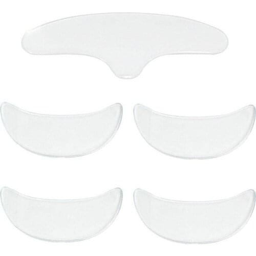A set of five pieces Anti Wrinkle Pad Set Forehead Reusable Anti Skin Wrinkle Patch Pad Remover Silicone Set Neck F Wrinkle K5S1