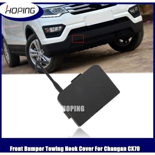 Hoping unpainted Front Bumper Towing Hook Cover Case Cap For Changan CX70 Base Color