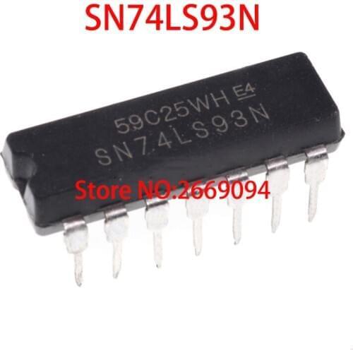 5PCS/10PCS /50PCS /100PCS Free shipping HD74LS93P DIP14 HD74LS93 DIP SN74LS93N 74LS93N 74LS93AN 74LS93 new