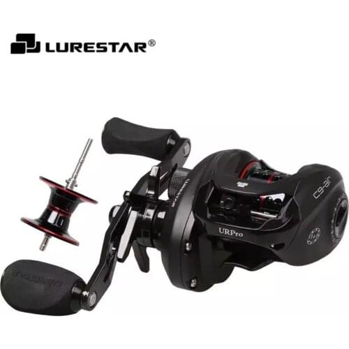 LURESTAR C9-AIR fishing coil Dual spool Baitcasting Reel 153g BFS baitcaster casting reels for sea bass peach perch trout reels