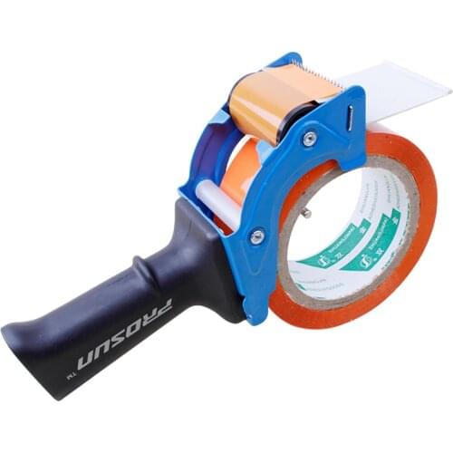 Comfortable Handle Tape Dispenser Box Packaging Sealing Tape Dispenser Capable 5cm Width Handheld Transparent Tape Cutter