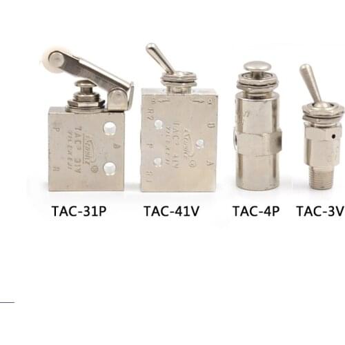 Air valve mechanical valve button sub valve TAC-41V 41P TAC-31V 31P TAC-4V4P 3V 3S TAC
