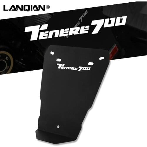 Motorcycle License Plate Delay Fender Parts For Yamaha Tenere 700 Tenere700 T7 XTZ700 XT700Z Tenere 2019 2020 2021 Accessories
